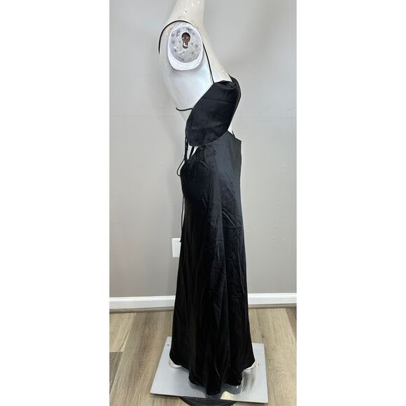 The Sei Twisted Satin Silk Cut-Out Slipdress US8 $978 - Picture 10 of 11